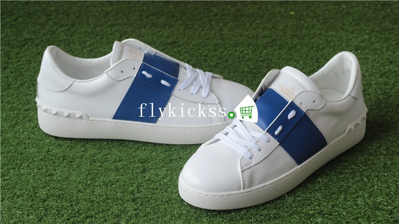 Valentino Garavani White Blue Sneaker